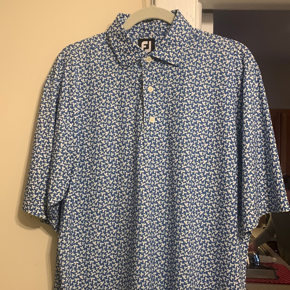 FootJoy Medium Floral Golf Shirt